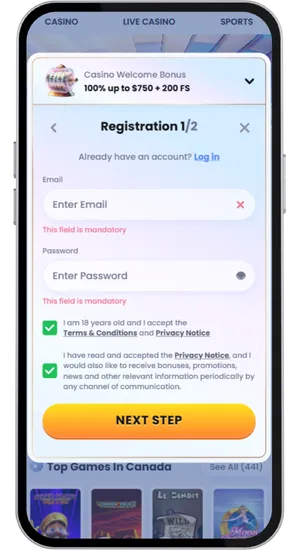 Register your profile